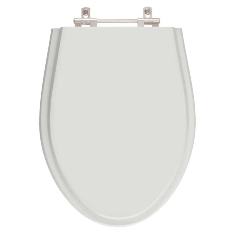 Assento Sanitário Poliester Victoria Sterling Silver (cinza Claro) Para Vaso Ideal Standard