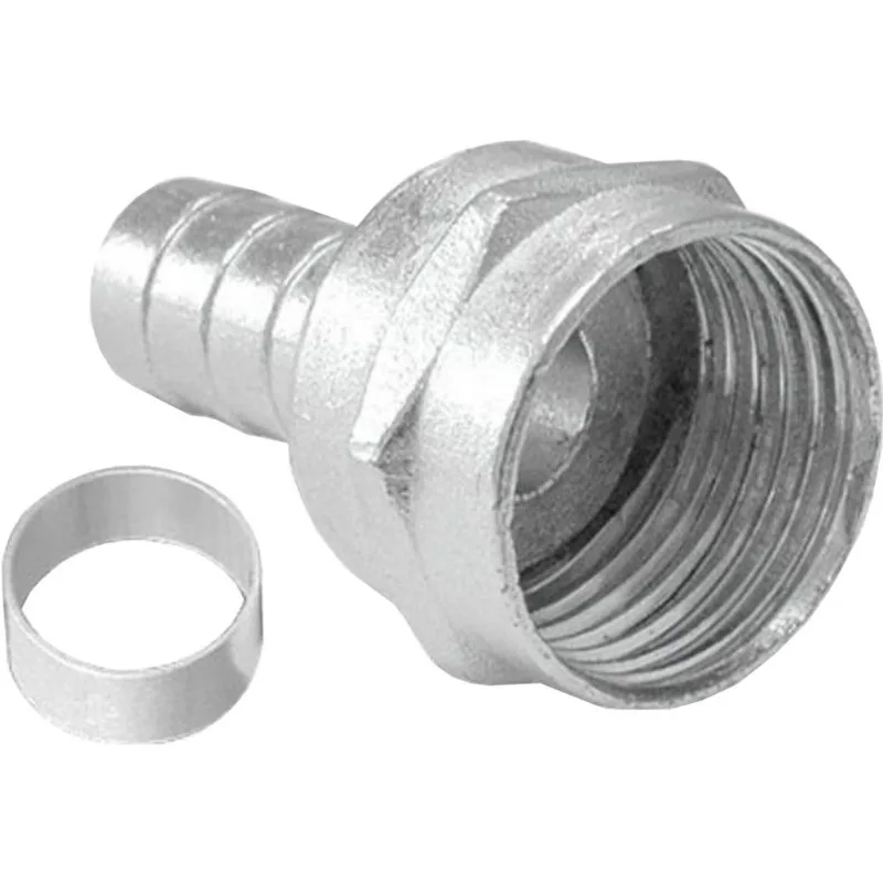 Conector F Anel RG59 5 Peças A Santos