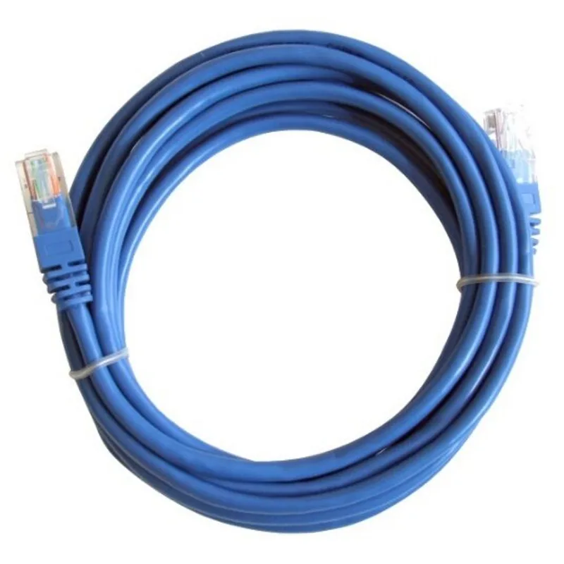 Cabo de Rede 20m CAT5 c/ Plus RJ45 Macho Azul A. Santos