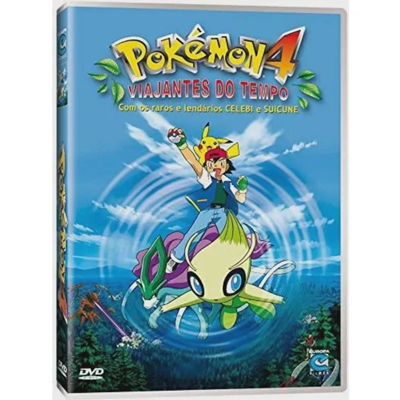 Pokemon 4 Viajantes Do Tempo dvd original lacrado
