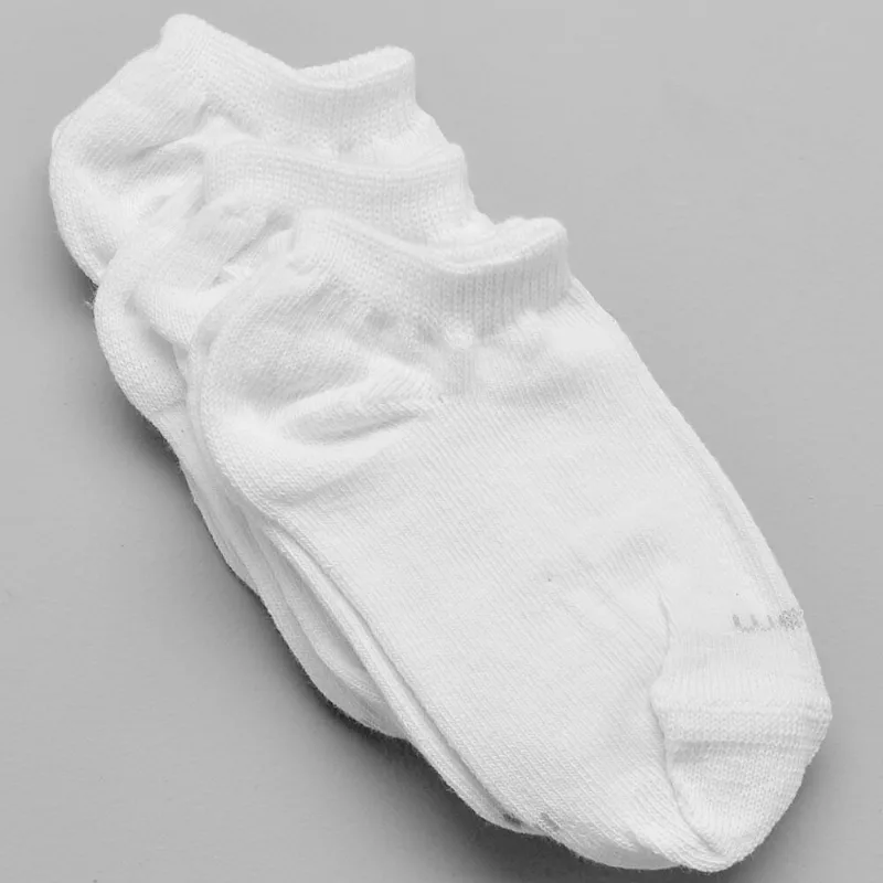 Kit Meia Lisa Kids com 3 Unidades Branco - 25 a 28