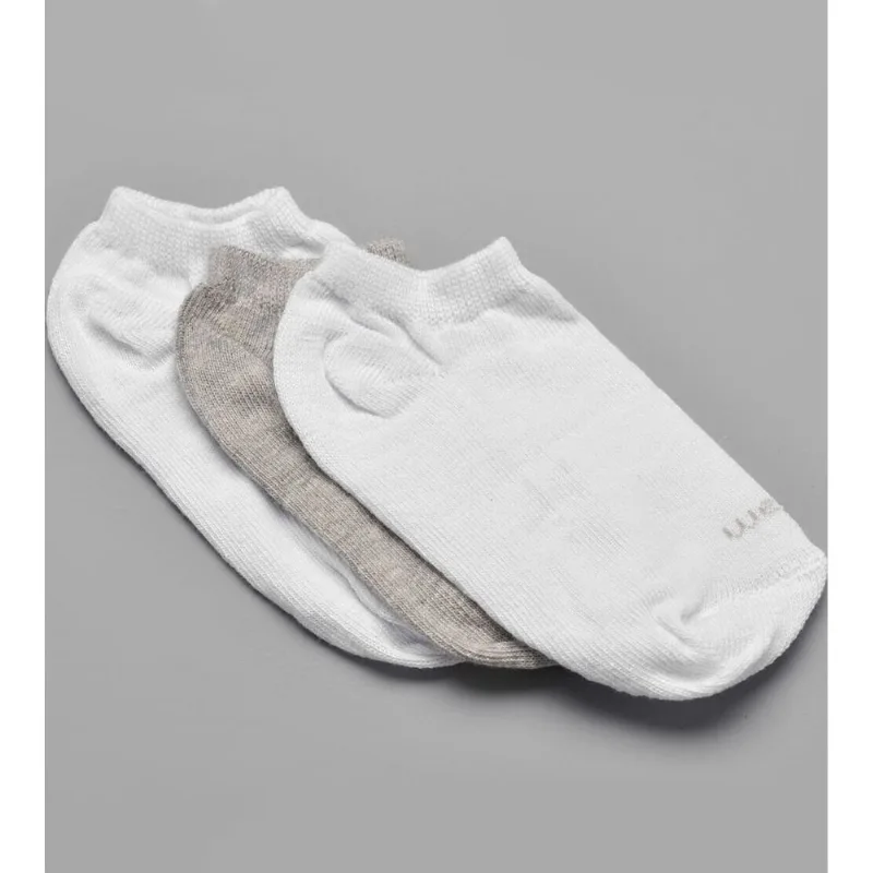 Kit Meia Lisa Kids com 3 Unidades Tam. 29 a 33 Cinza - 25 a 28