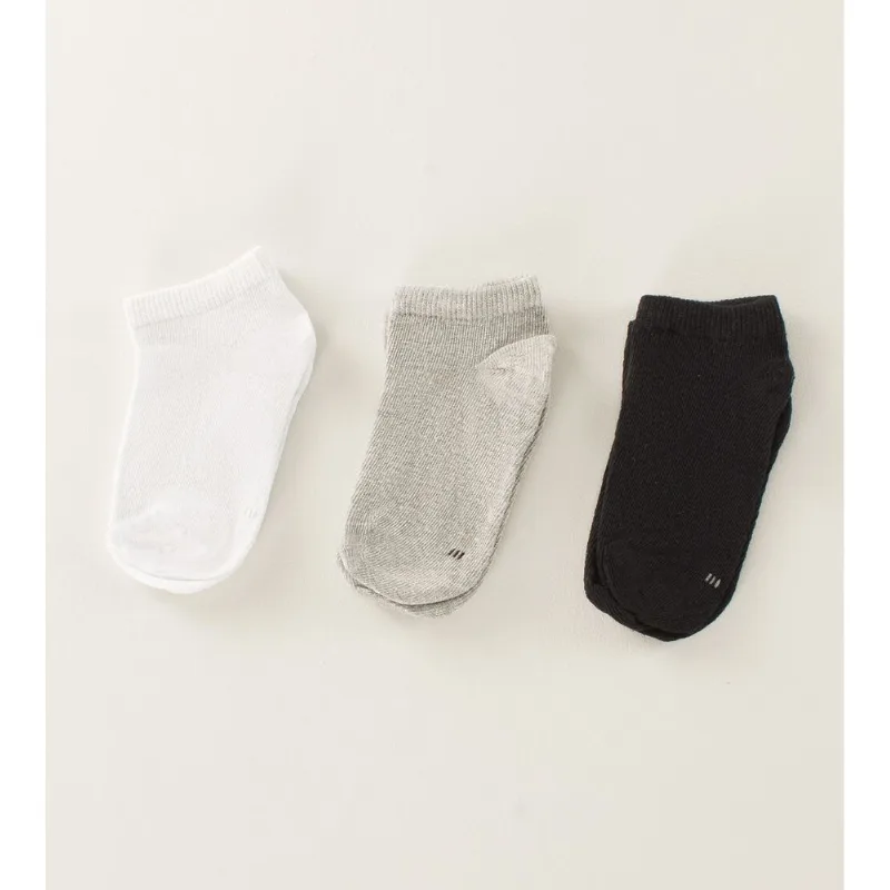 Kit Meia Lisa Kids com 3 Unidades Tam. 21-28 Preta Preta - 25 a 28