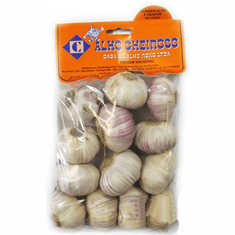 Alho Roxo Cheiroso com Casca 500g