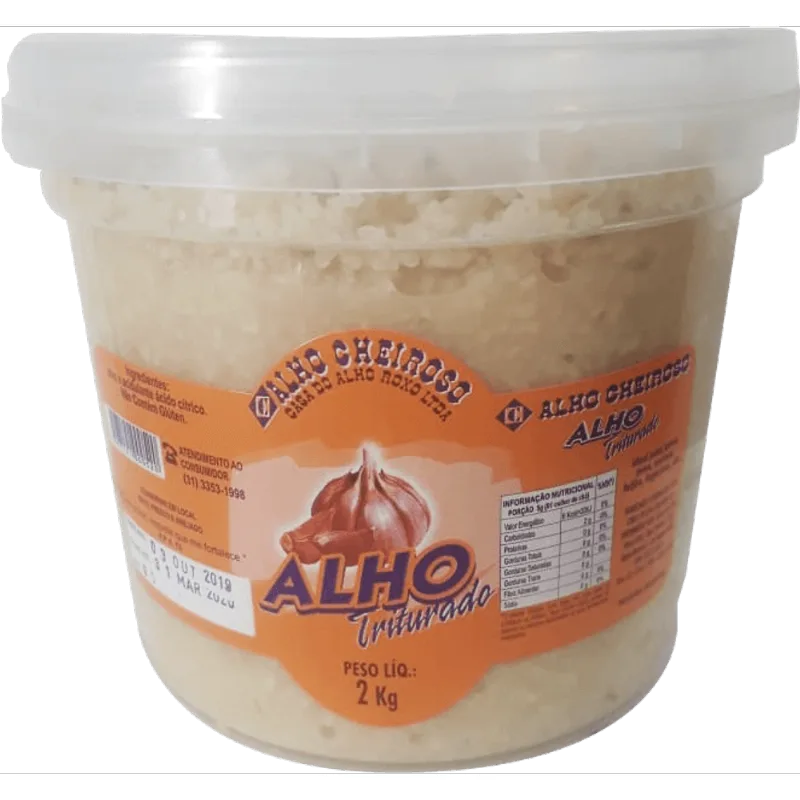 Alho Tritd Cheiroso 2kg- S/sal
