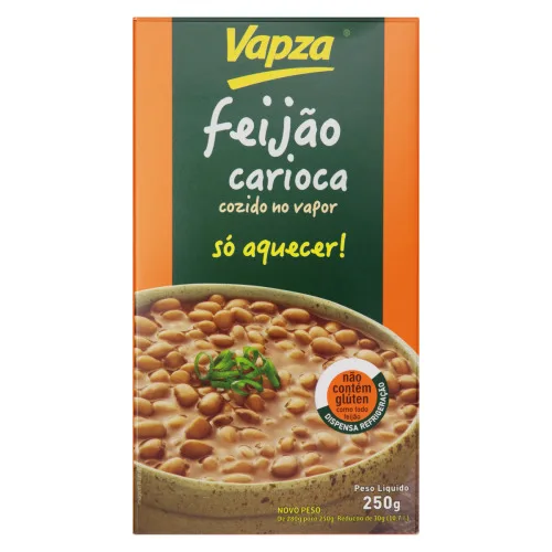 Feijao Vapza 250g Carioca - VAPZA