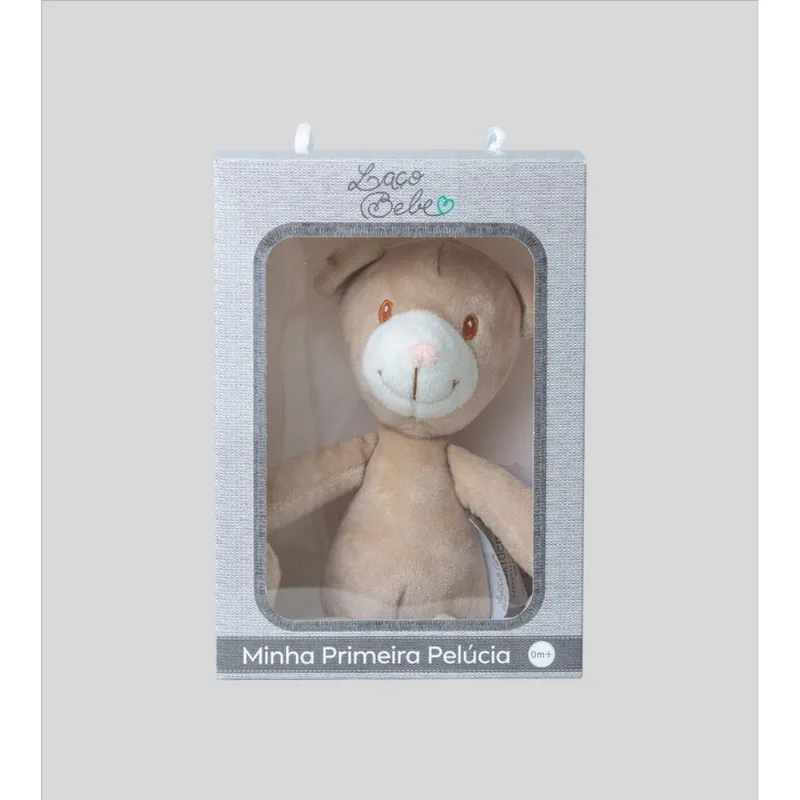 Minha Primeira Pelúcia Urso Bege Bege