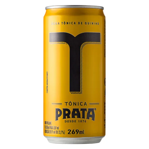 Água Tônica Prata Lata 269ml - PRATA - Bebidas