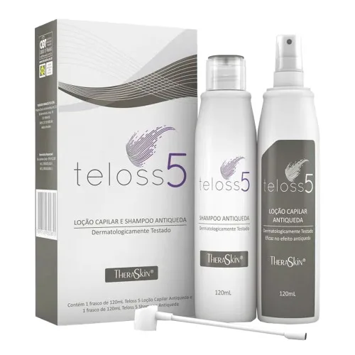 Shampoo Theraskin Teloss 5 Antiqueda - TELOSS 5 - Farmácia