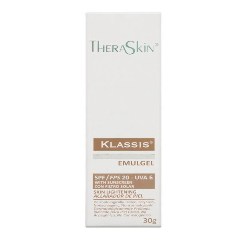 Creme Clareador Klassis Emulgel 25g - Theraskin