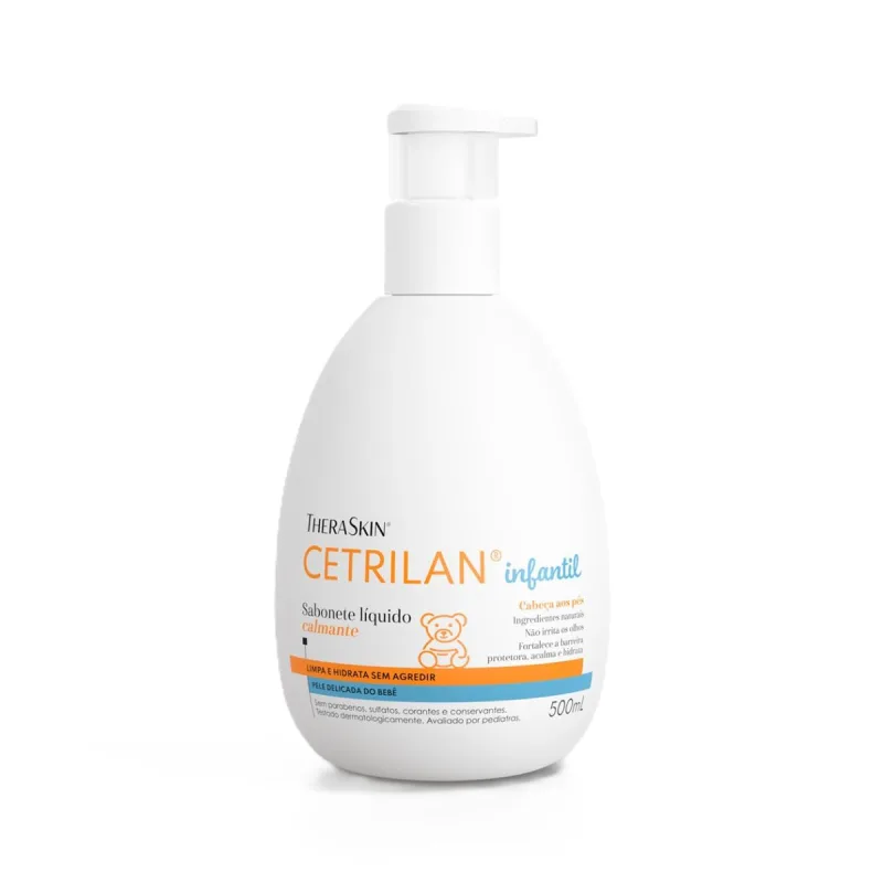 Sabonete Líquido Infantil Cetrilan 500ml - Cetrilan - Mamães E Bebês