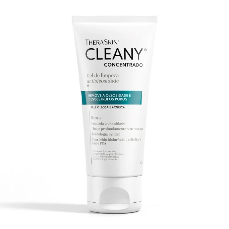 Gel de Limpeza Facial e Antisséptico Cleany 15ml - Theraskin - Dermocosméticos