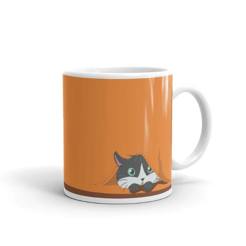 Caneca de Porcelana Gatinho