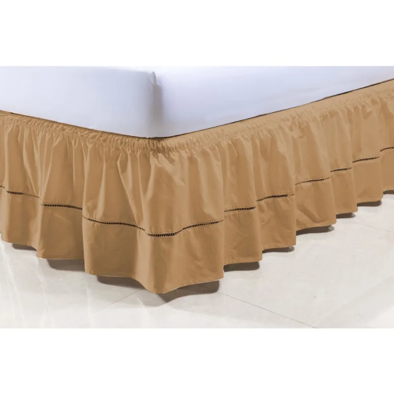 Saia Box Colchão Viúva 128X188X30Cm 100% Algodão 2 Elásticos