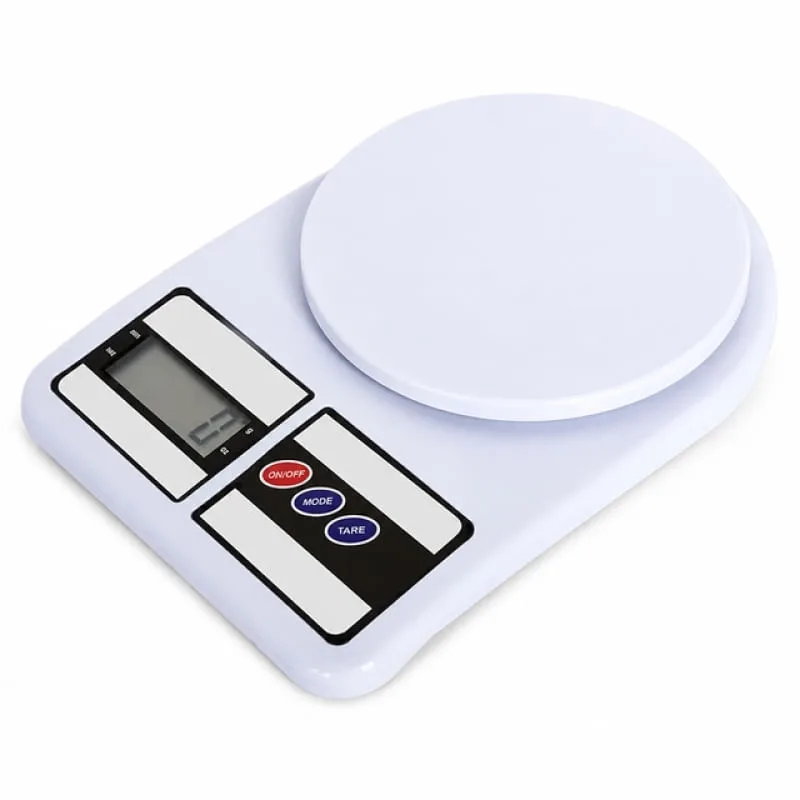 Balança Digital de Cozinha 10kg Visor LCD Função Tara Alimentos e Receitas - Dark - Ar E Ventilação
