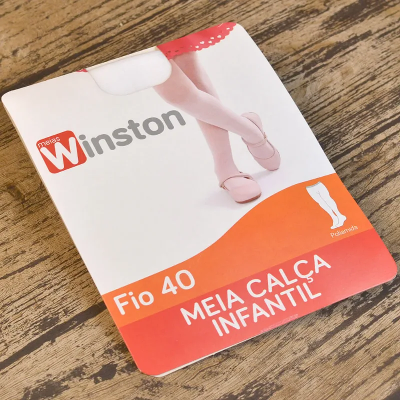 Meia Calça Infantil Fio 40 - 52031 Branco De 1 a 4 anos Branco - P - WINSTON