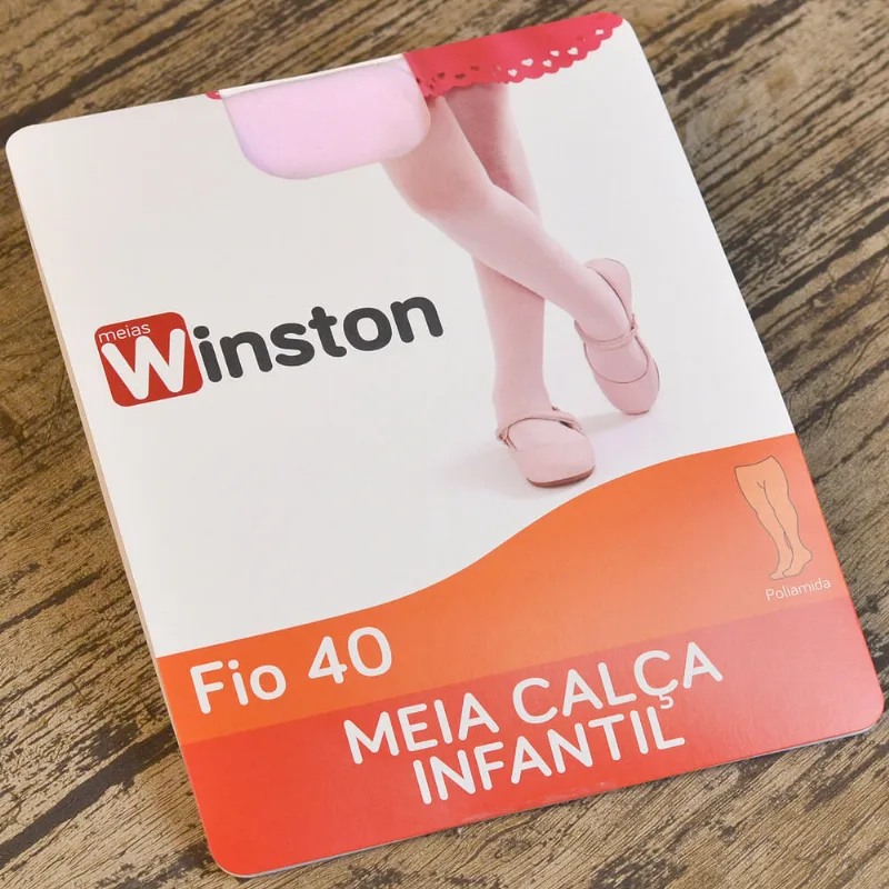Meia Calça Infantil Fio 40 - 52031 Rosa De 1 a 4 anos Rosa - P - WINSTON
