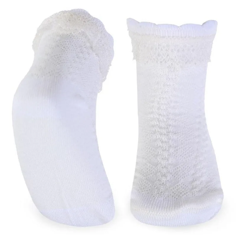 Meia Infantil Winston N° 20-23 Renda Off White (MP)