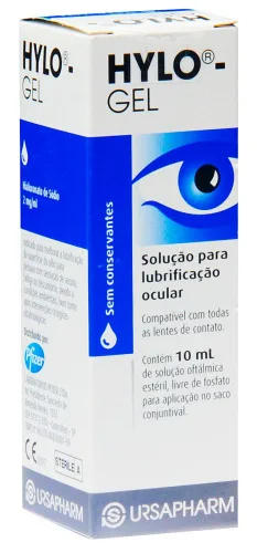 COLÍRIO LUBRIFICANTE HYLO 10ML GEL PFIZER - FBM - Medicamentos E Saúde
