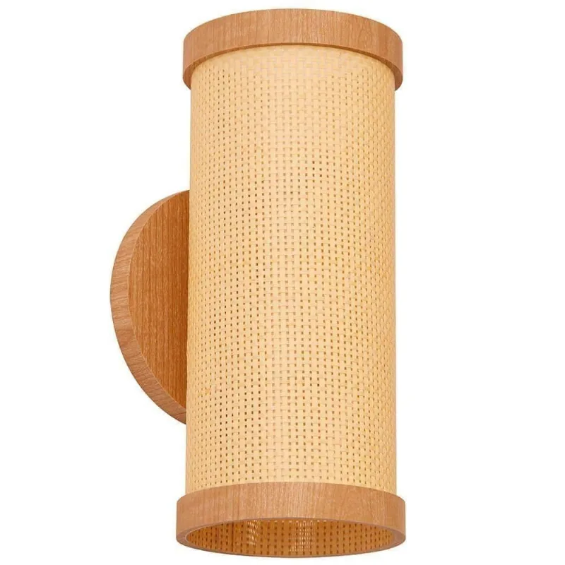 Arandela Muller Straw Duo Palha Natural G9 Led 2512na