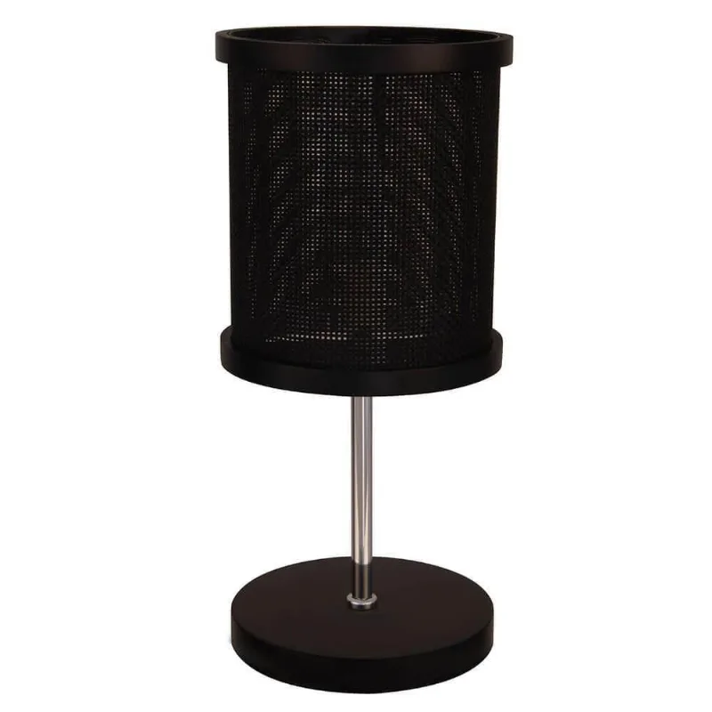 Abajur Oxford Mini Preto G9 Led 1 Lâmpada 132pt