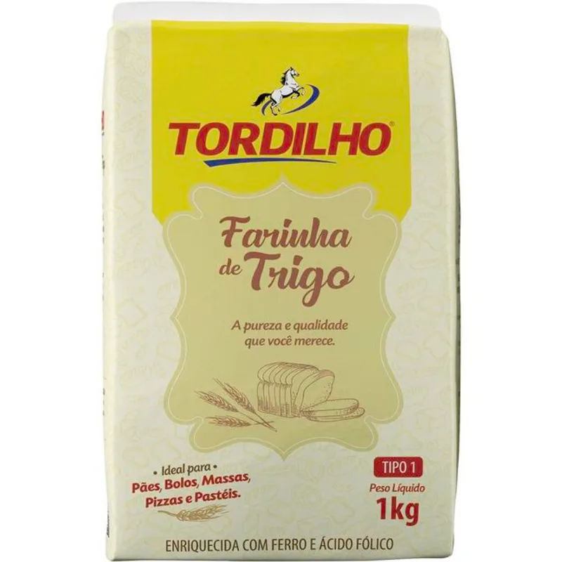 Farinha de Trigo Tordilho Tipo 1 1kg