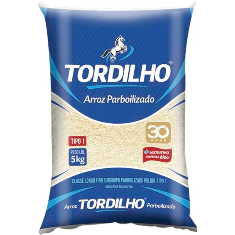 Arroz Tordilho Parboilizado - Tipo 1 5kg