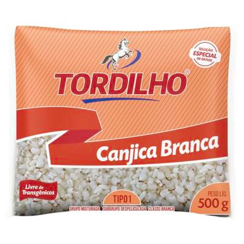Canjica Tordilho Branca 500g