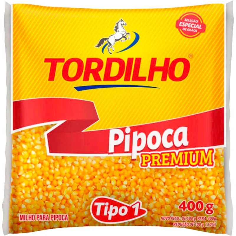Milho de Pipoca Tordilho Premium 400g