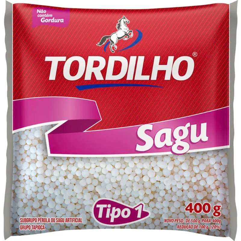 Sagu de Mandioca Tordilho 400g