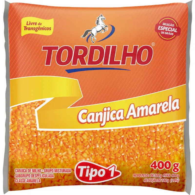 Canjica Tordilho Amarela 400g