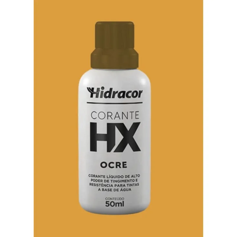 Corante Líquido 50ml Hidracor Corante Líquido Ocre 50ml Hidracor