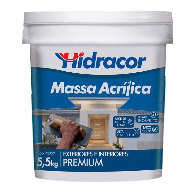 Massa Acrílica Hidracor 5,5Kg