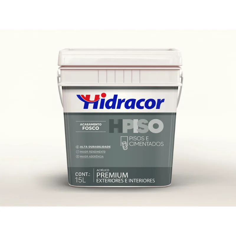 Tinta Acrílica Hpiso Premium Fosco Vermelho Segurança 15L – Hidracor