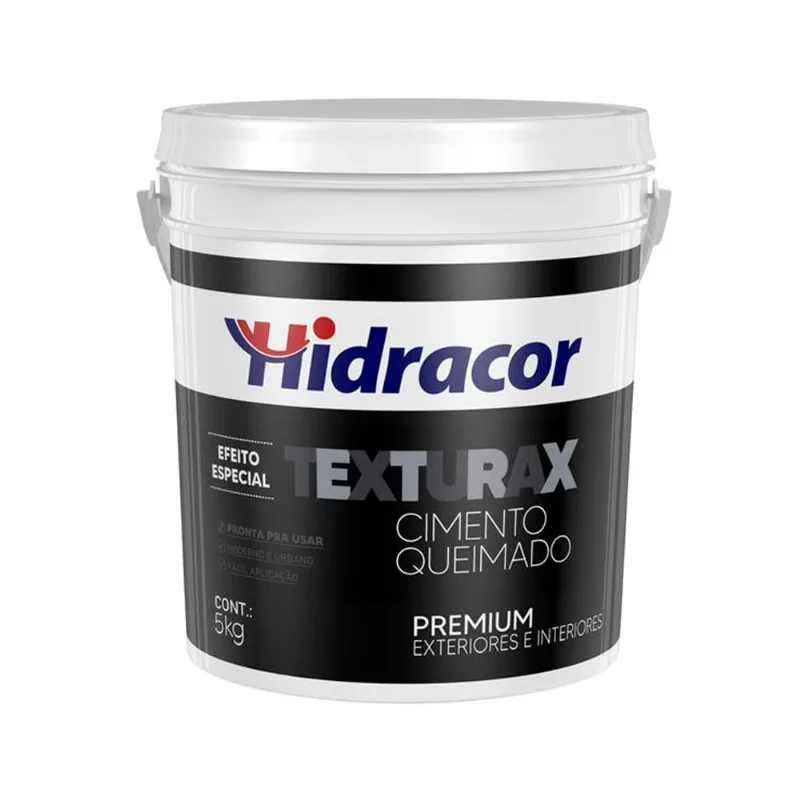 Textura Cimento Queimado Texturax Cinza Claro 5Kg Hidracor
