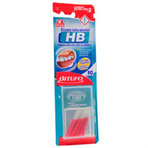 Escova Dental Bitufo Interdental Hb Extra Fina - BITUFO - Higiene E Beleza