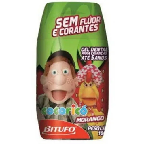 Bitufo Cocoricó Sem Flúor Morango - BITUFO