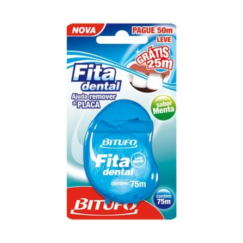 Fita Dental Bitufo 50mt Gts 25 - BITUFO - Higiene E Beleza