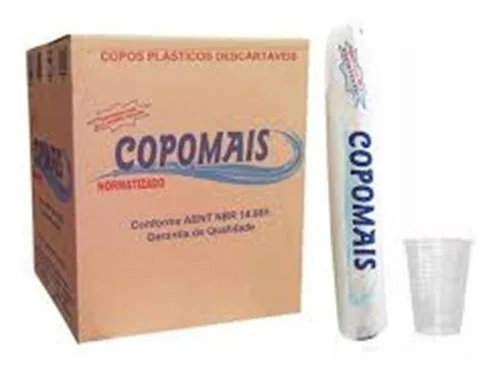 PCT COPO 180ML BRC COM 100 UN COPOMAIS - COPOMAIS