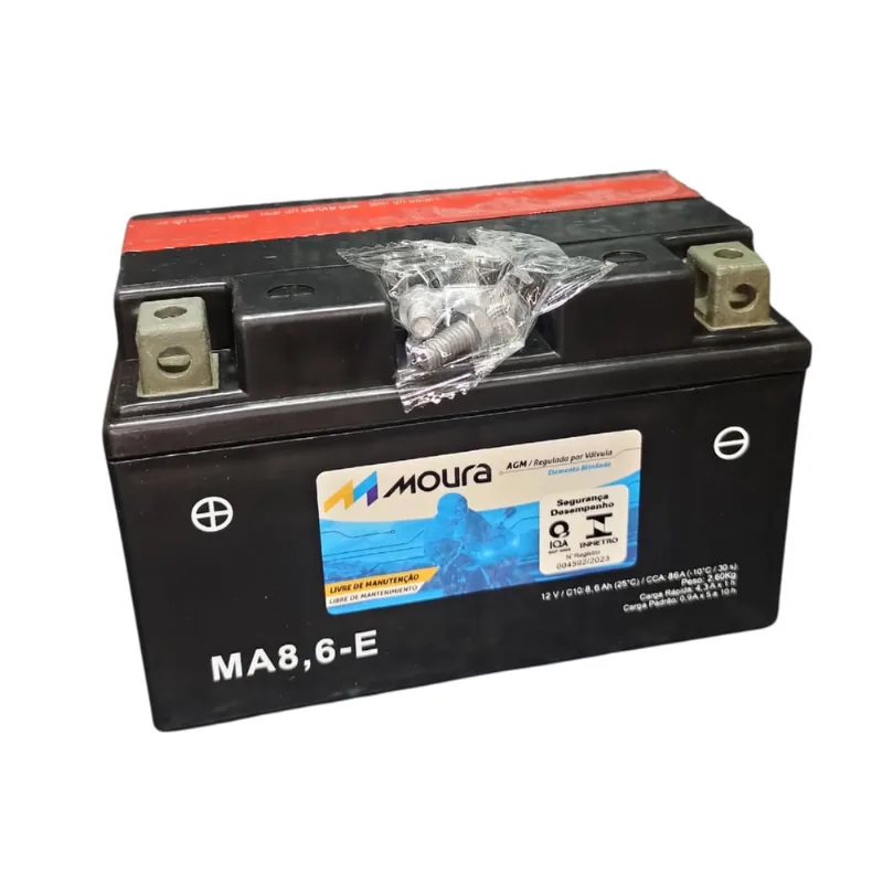 Bateria Moura Moto - MA8-E - 8 Ah