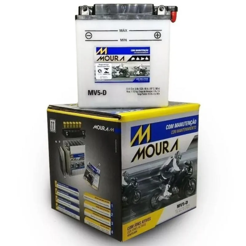 BATERIA MOURA 12V-5AH MV5-D I MOTO