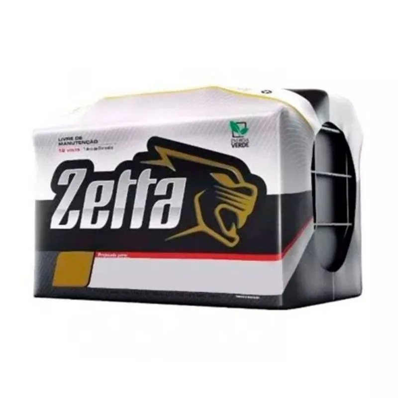 Bateria Automotiva Moura Zetta 70AH Polo Positivo Direito Z70D MFA Preto