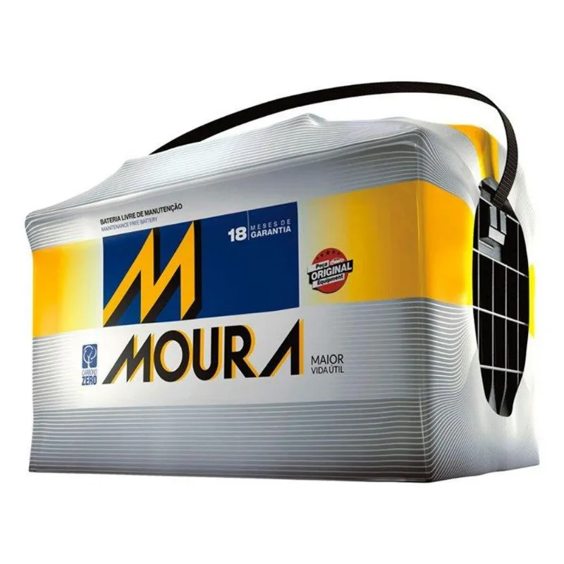 Bateria Automotiva Moura M60GE Selada, 60 Amperes, Positivo Esquerdo