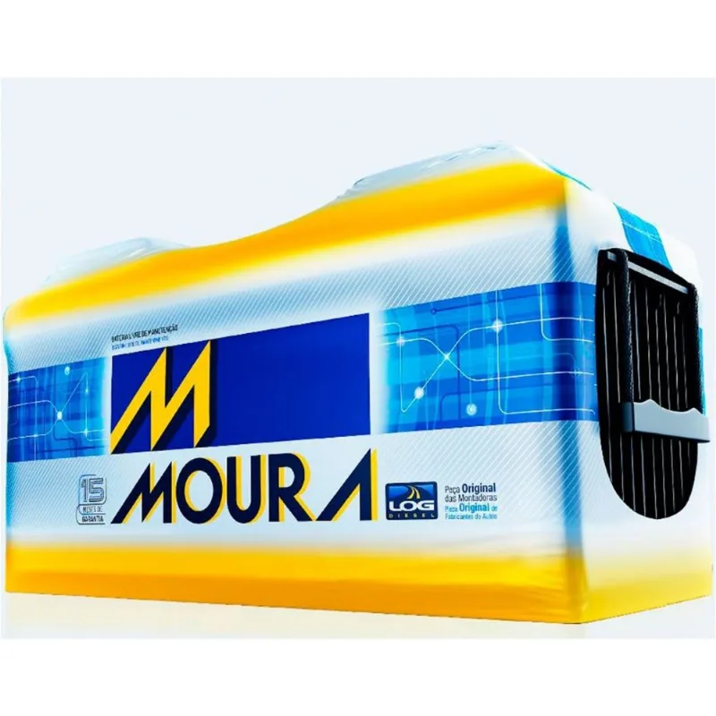 Bateria Automotiva Moura 180AH Polo Positivo Direito M180BD MFA Preto