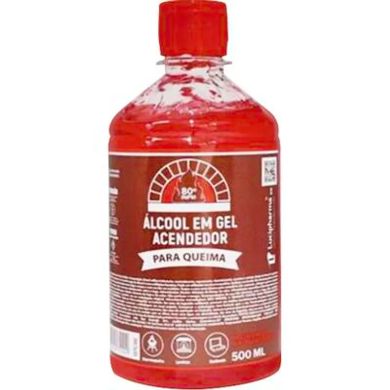 Álcool em Gel Petribu Acendedor - 80°INPM 500ml