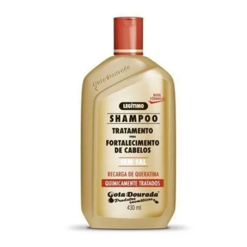 Shampoo Uso Diário Gota Dourada 430ml Químicamente Tratados Unit - GOTA DOURADA - Higiene E Beleza