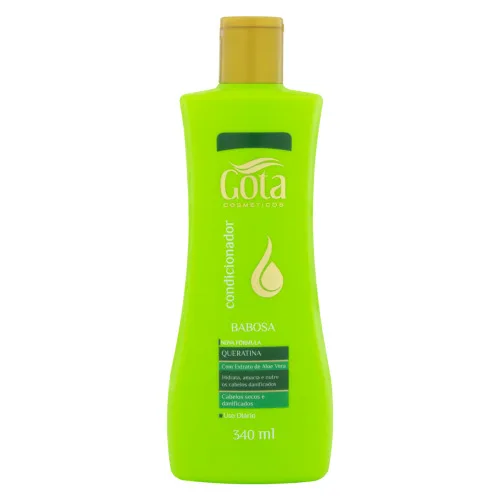 Condicionador Uso Diário Gota Dourada 340ml Babosa Unit - GOTA DOURADA - Higiene E Beleza