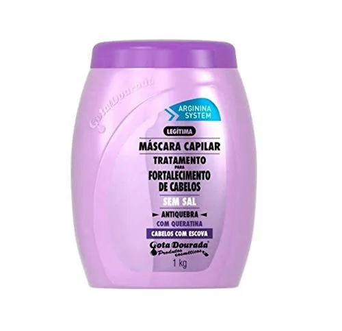 Creme Tratamento Gota Dourada 1kg Escova Unit - GOTA DOURADA - Higiene E Beleza