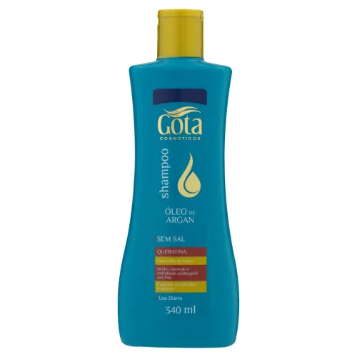 Shampoo Uso Diário Gota Dourada 340ml Óleo Argan Unit - GOTA DOURADA - Mercearia