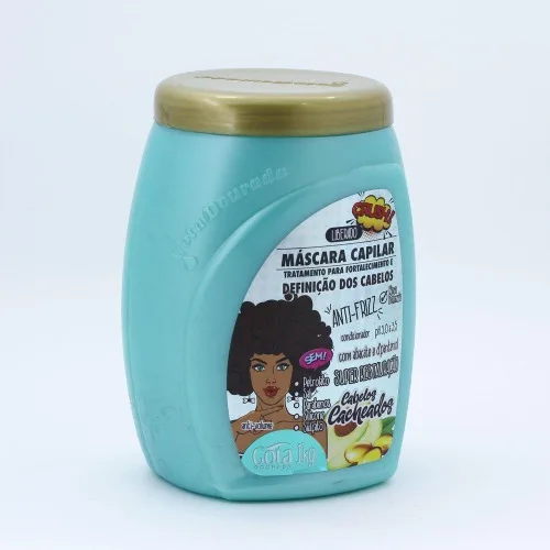 Mascara Cap G Dourada 1kg Cacheados - GOTA DOURADA